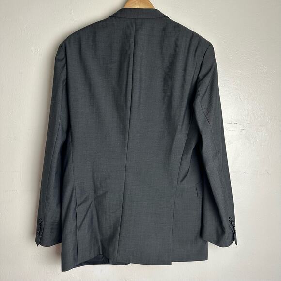 Hugo Boss Super 100 Blazer Coat Jacket Super‎ 100 Gray Men's Size 42R - Picture 5 of 10